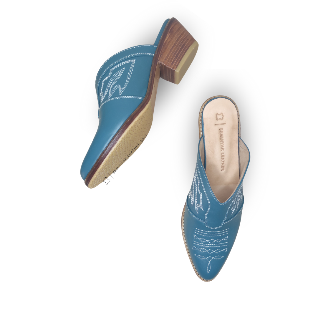 CHAKRA Cowboy Mule Heels