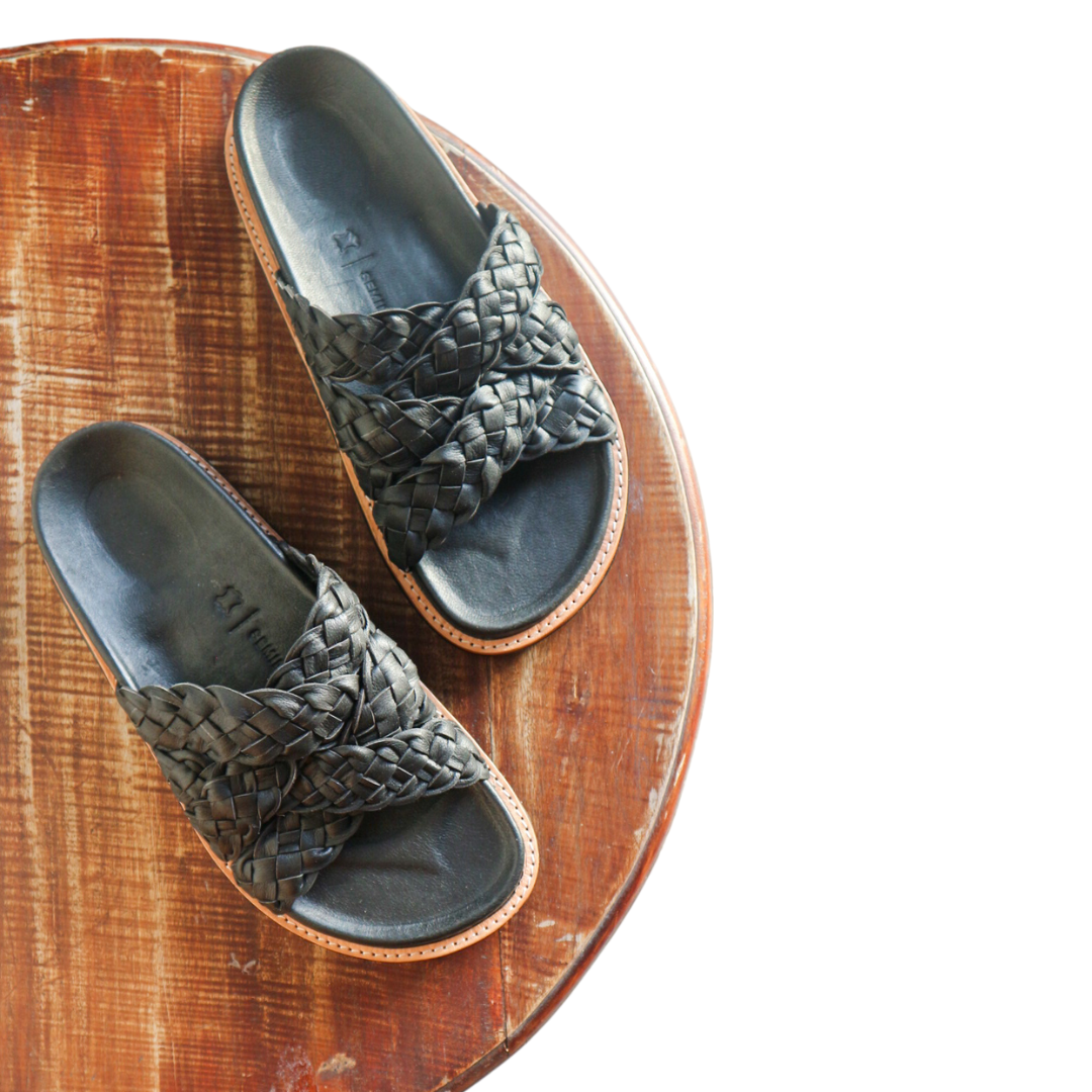 ZENDA Woven Slides