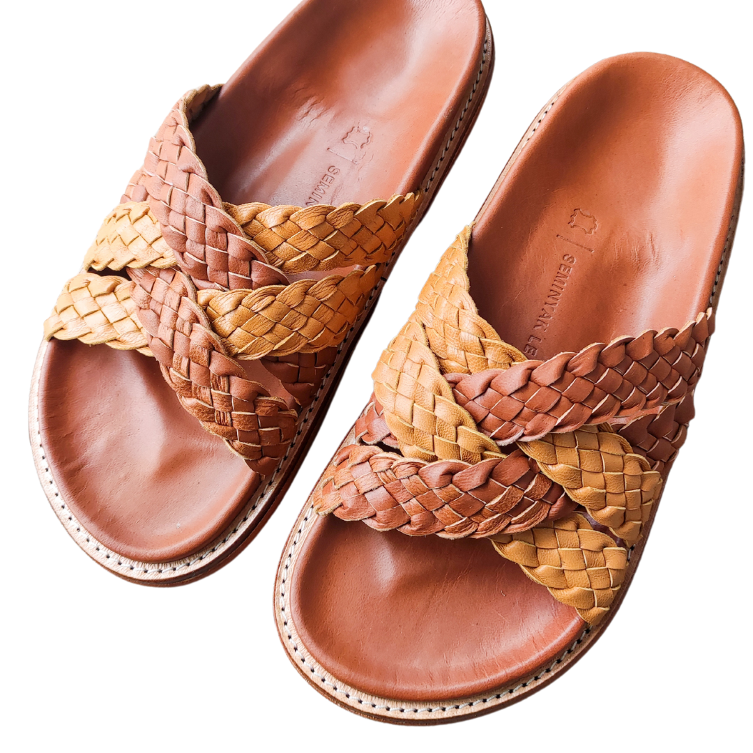 ZENDA Woven Slides