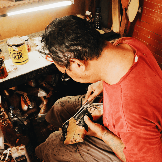 local artists at seminyak leather bali