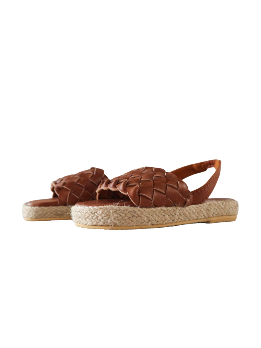 SUMMER Kids Espadrilles Mules - Summer Tan