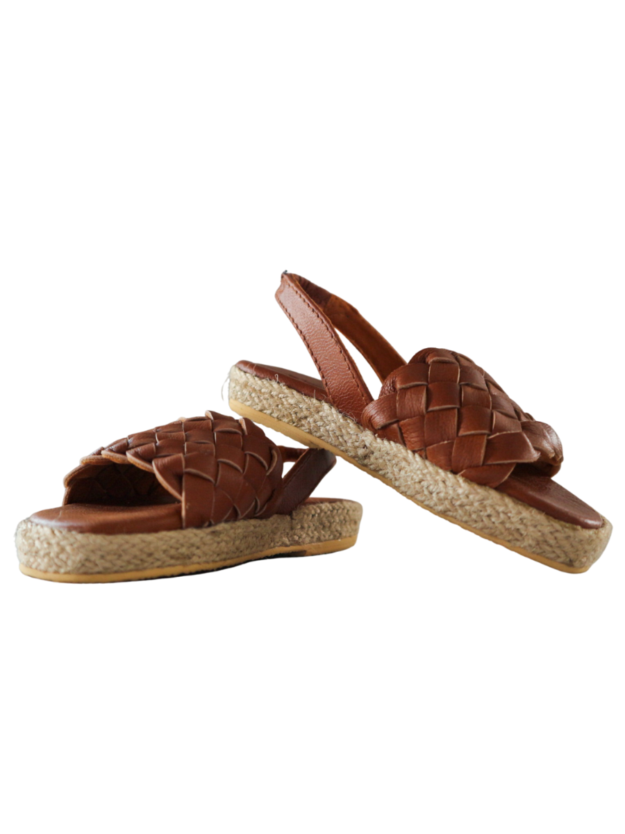 SUMMER Kids Espadrilles Mules - Summer Tan