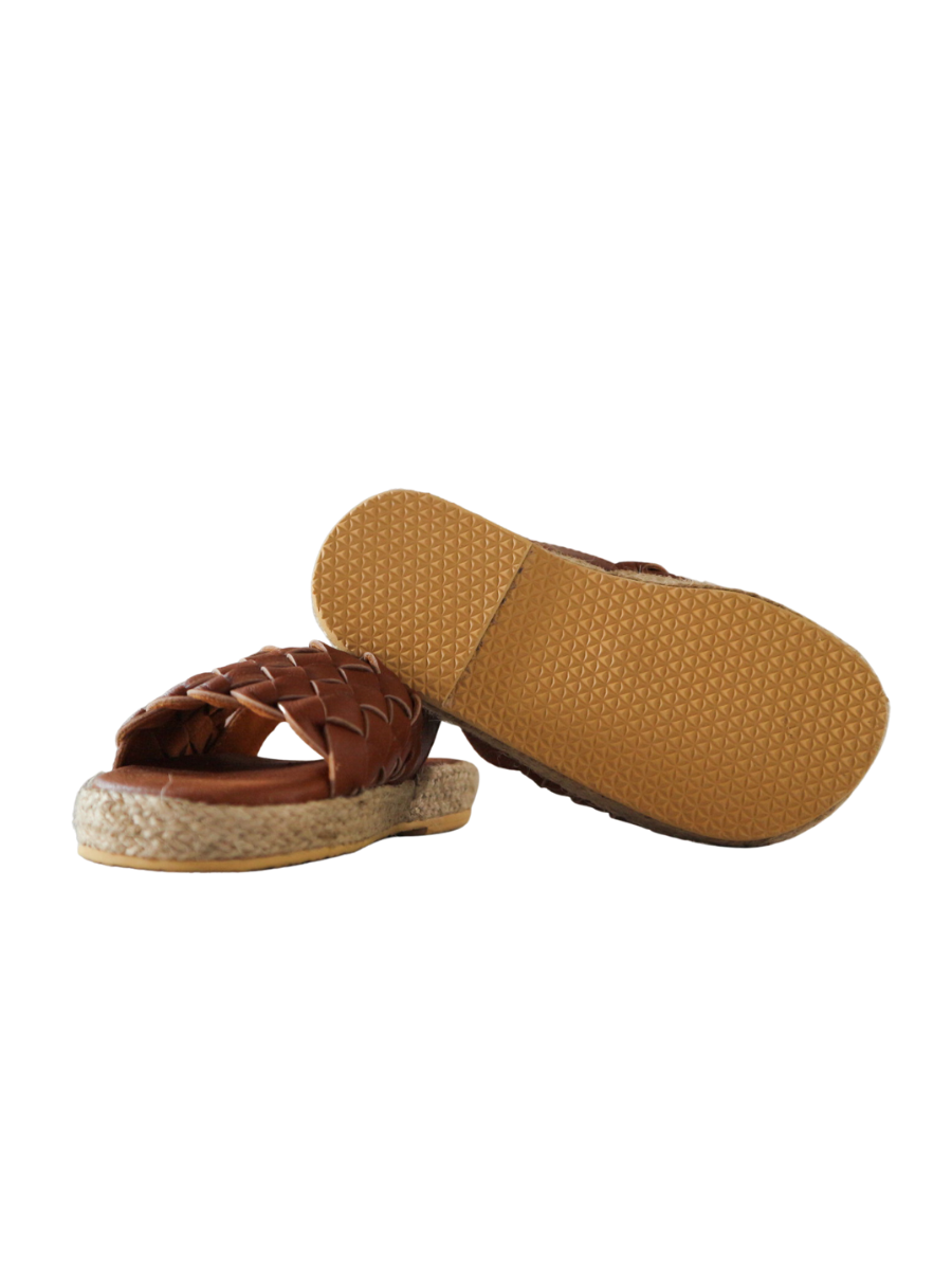 SUMMER Kids Espadrilles Mules - Summer Tan