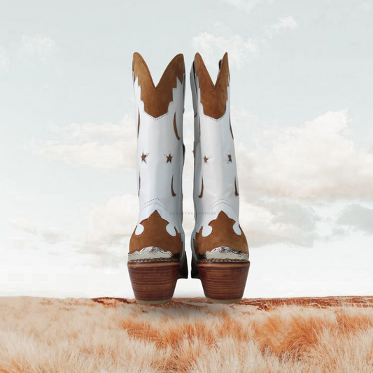 LUNA Cowboy Boots: Where the Heart of the Wild West Meets Celestial Charm