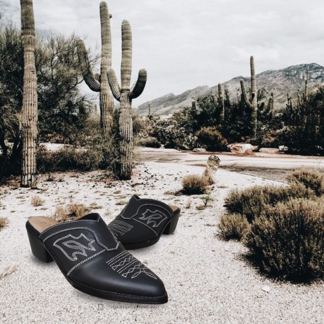 CHAKRA Cowboy Mule Heels: Where Fashion Meets Spirituality