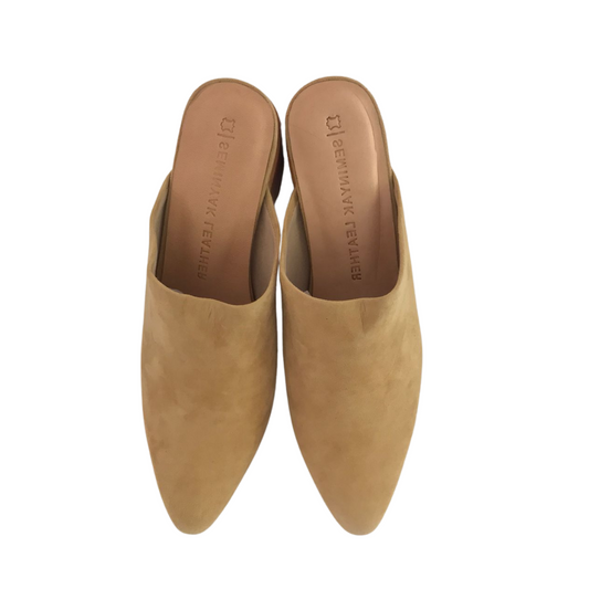 BRIANA Mules Heels - Sand Beige