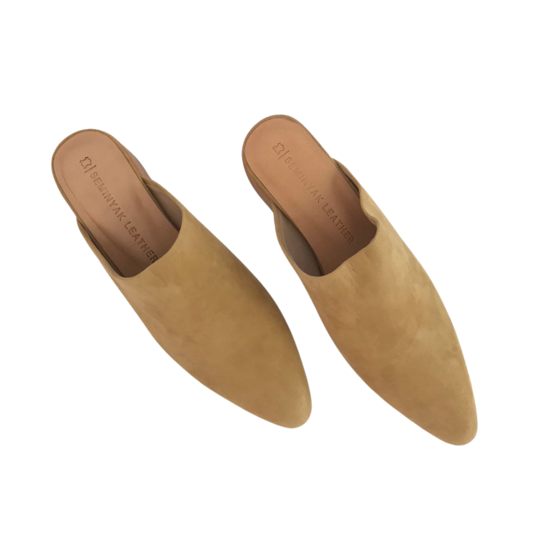 BRIANA Mules Heels - Sand Beige