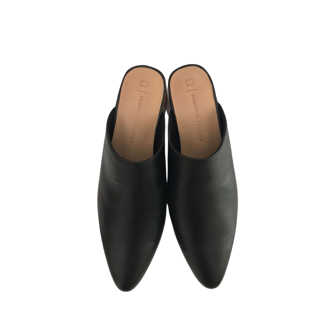BRIANA Mules Heels - Black