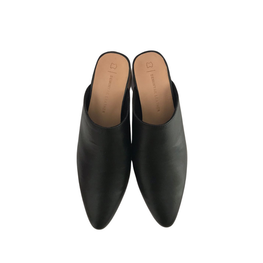 BRIANA Mules Heels - Black