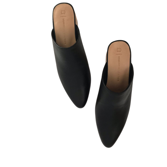 BRIANA Mules Heels - Black