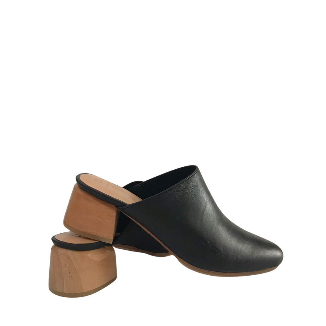 BRIANA Mules Heels - Black