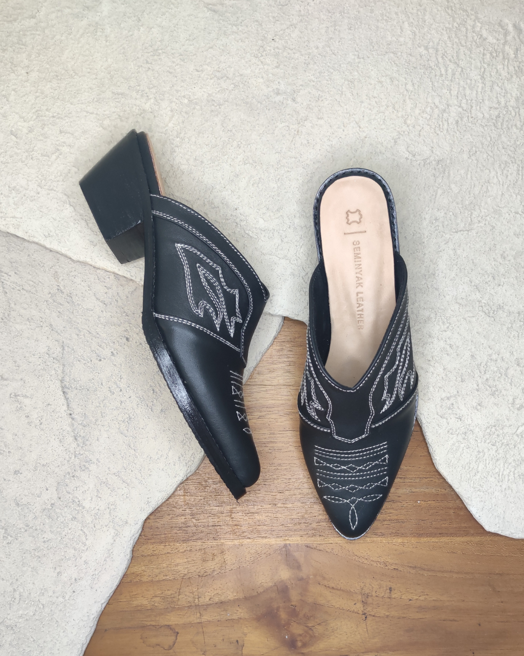 CHAKRA Cowboy Mule Heels