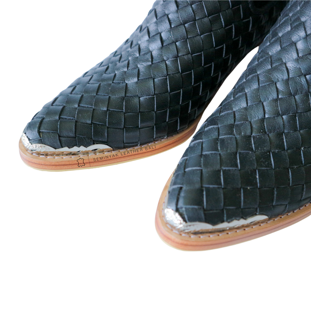 ISLA Woven Leather Boots