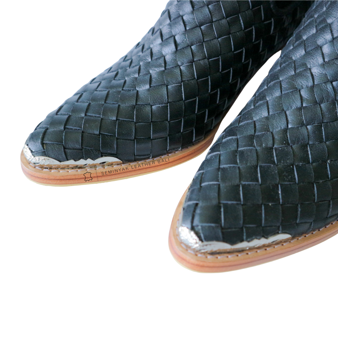 ISLA Woven Leather Boots