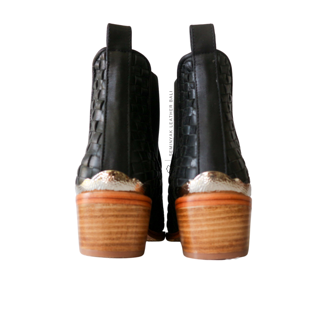 ISLA Woven Leather Boots