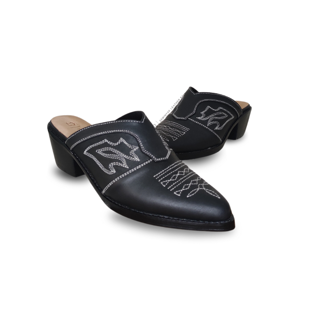 CHAKRA Cowboy Mule Heels