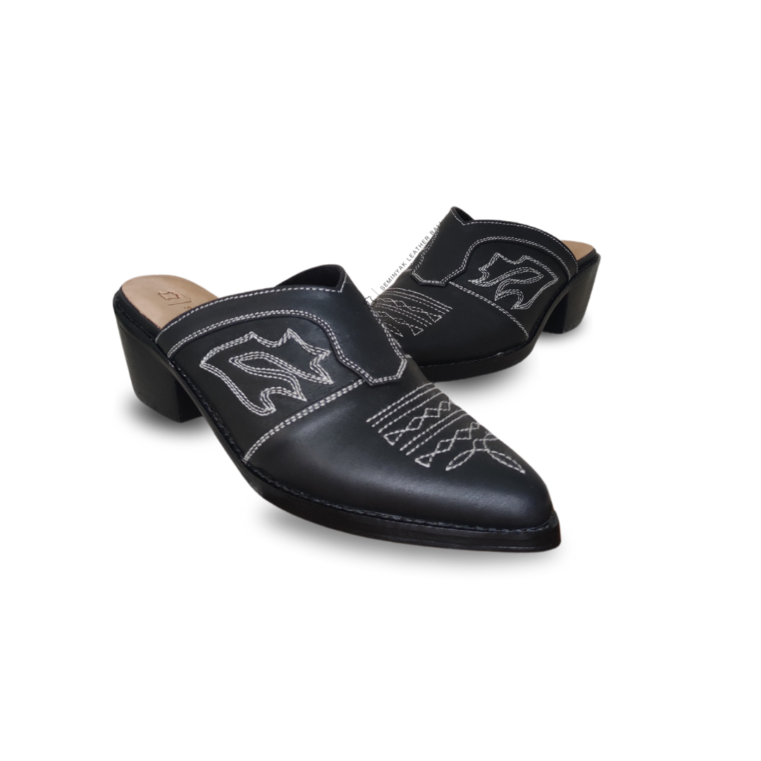 CHAKRA Cowboy Mule Heels