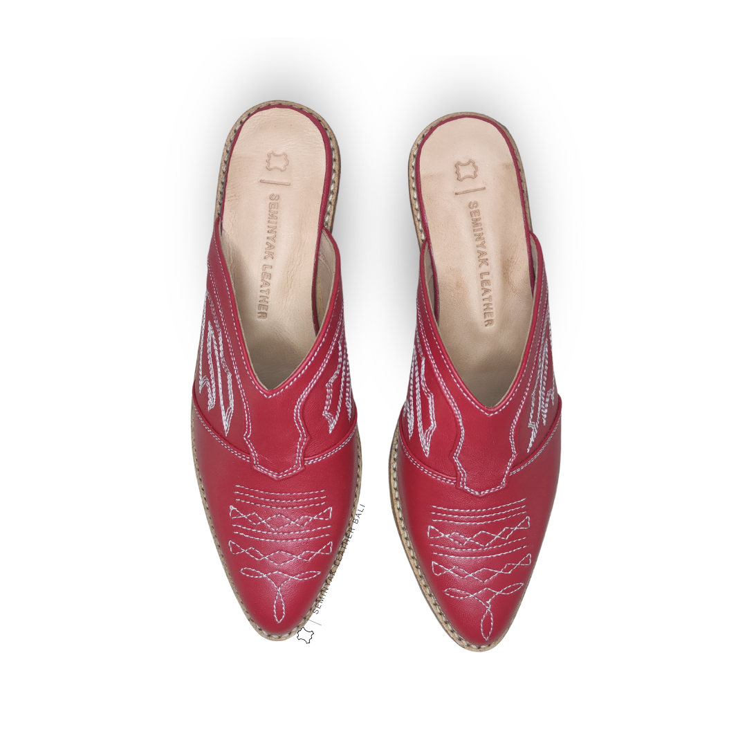 CHAKRA Cowboy Mule Heels