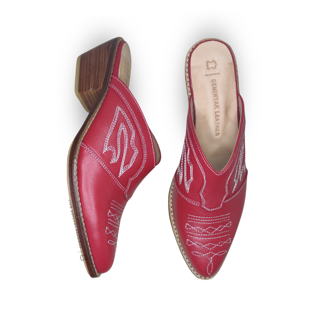 CHAKRA Cowboy Mule Heels