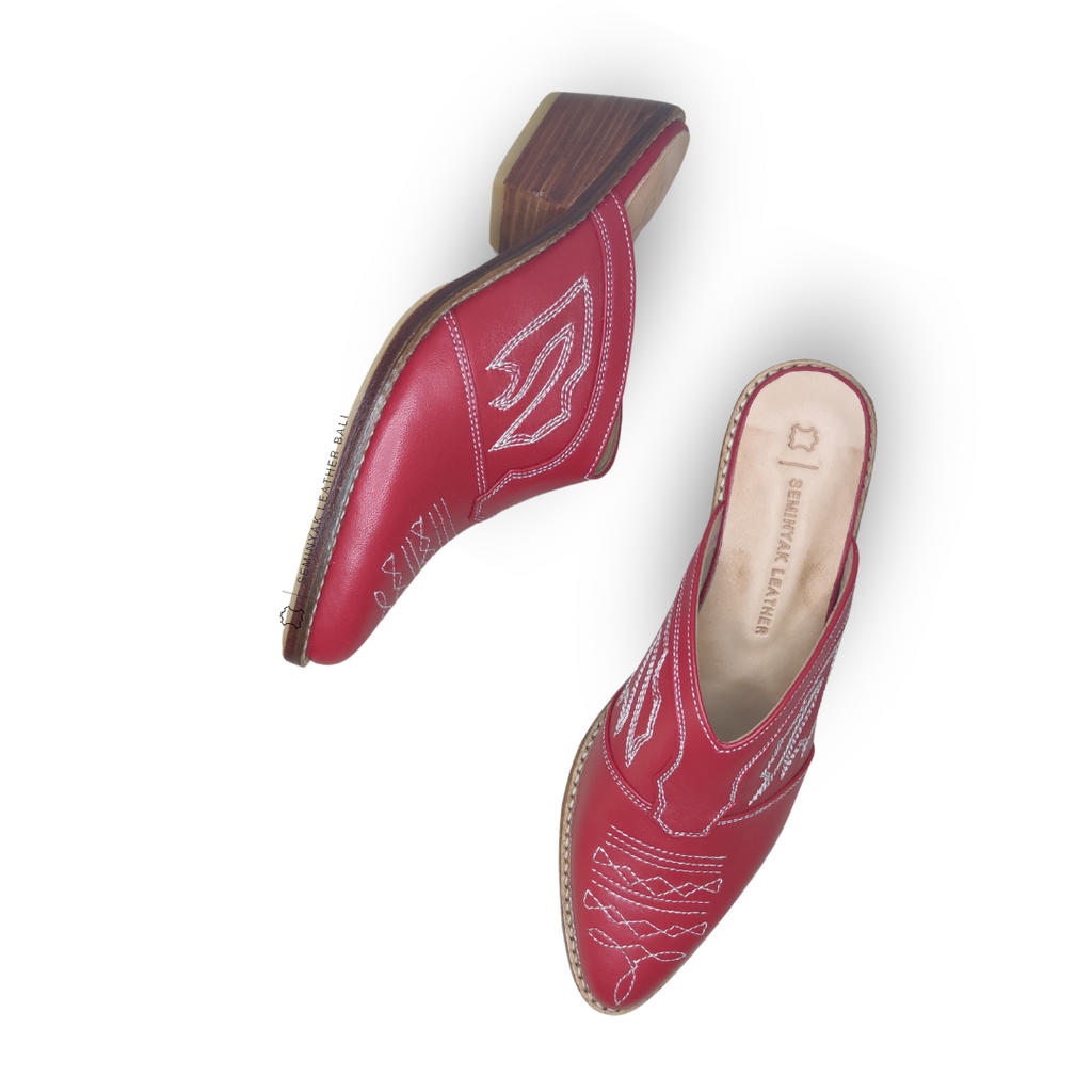 CHAKRA Cowboy Mule Heels