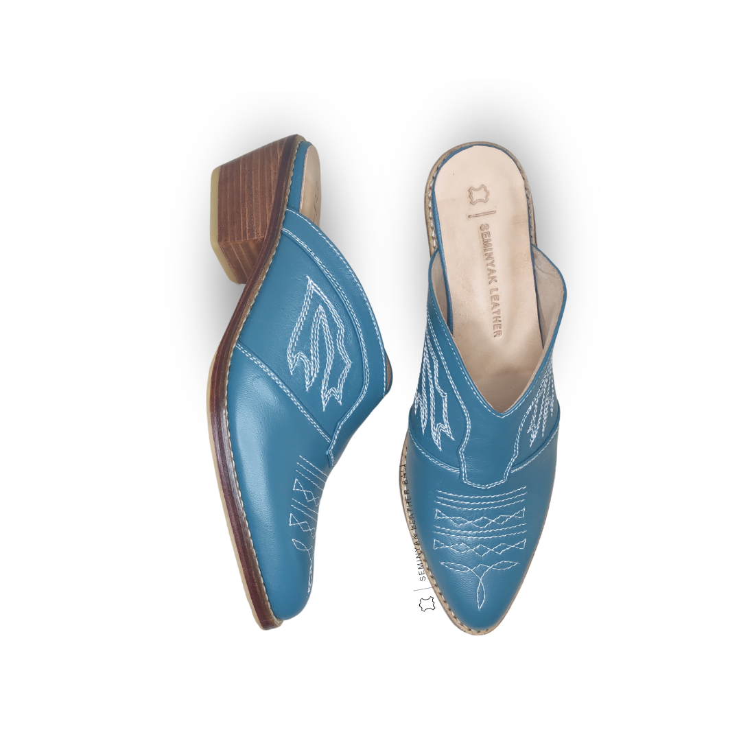 CHAKRA Cowboy Mule Heels