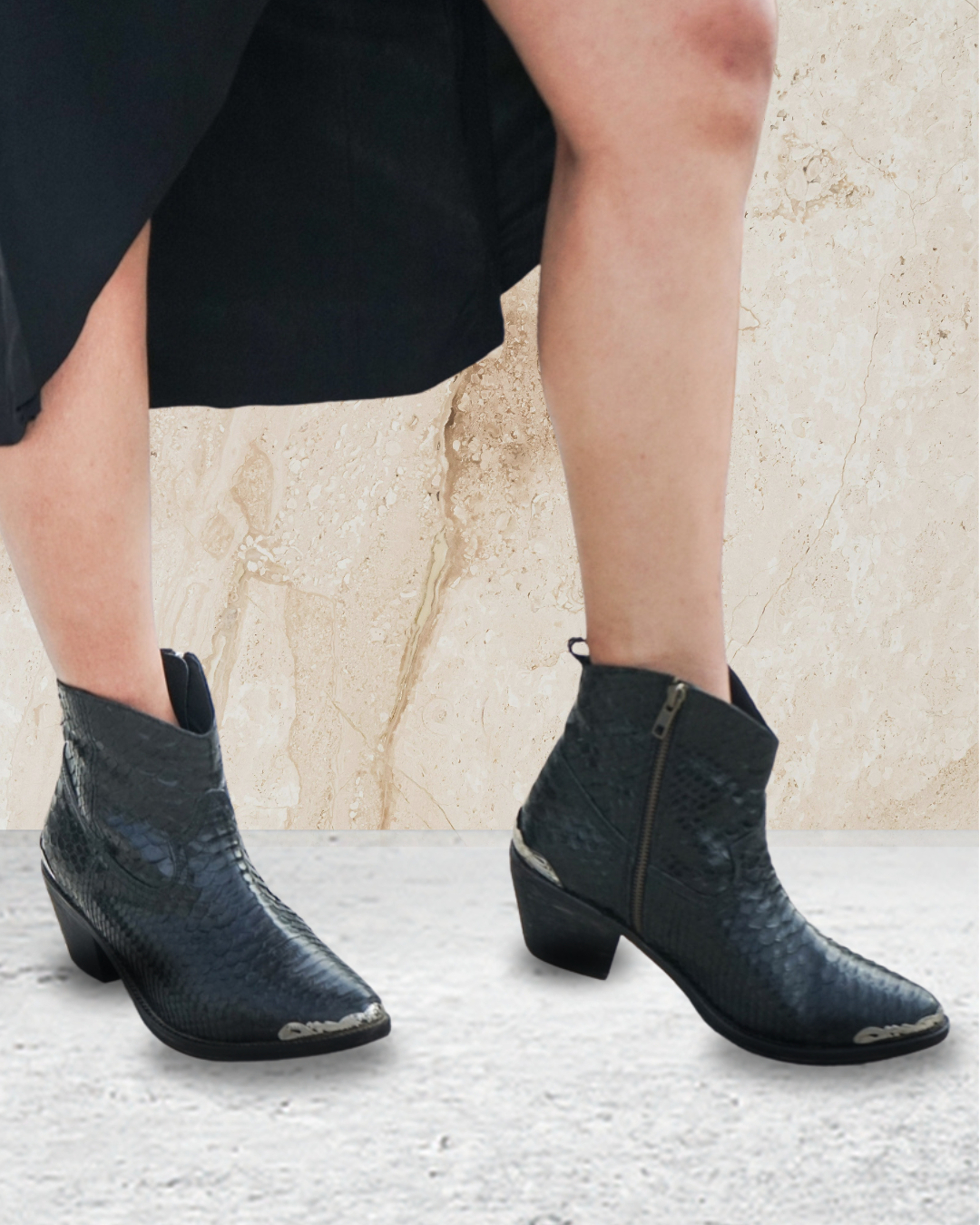 MANTRA Snakeskin Boots