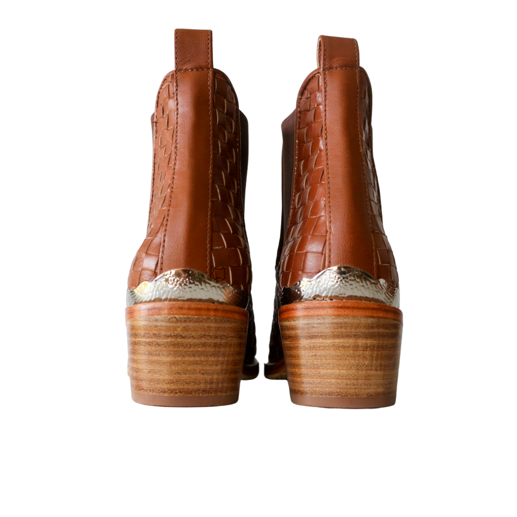 ISLA Woven Leather Boots