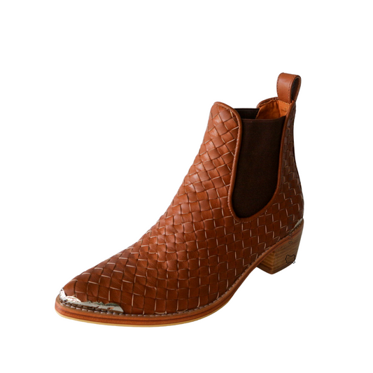 ISLA Woven Leather Boots