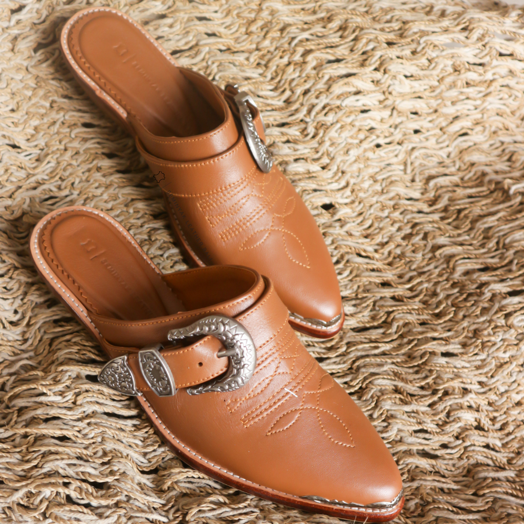 KARMA Cowboy Mule Heels