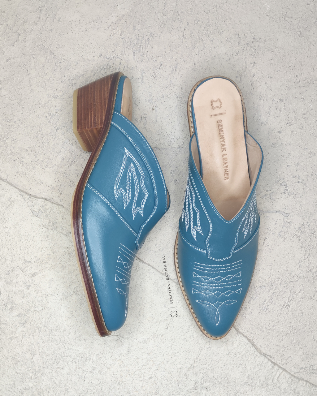 CHAKRA Cowboy Mule Heels