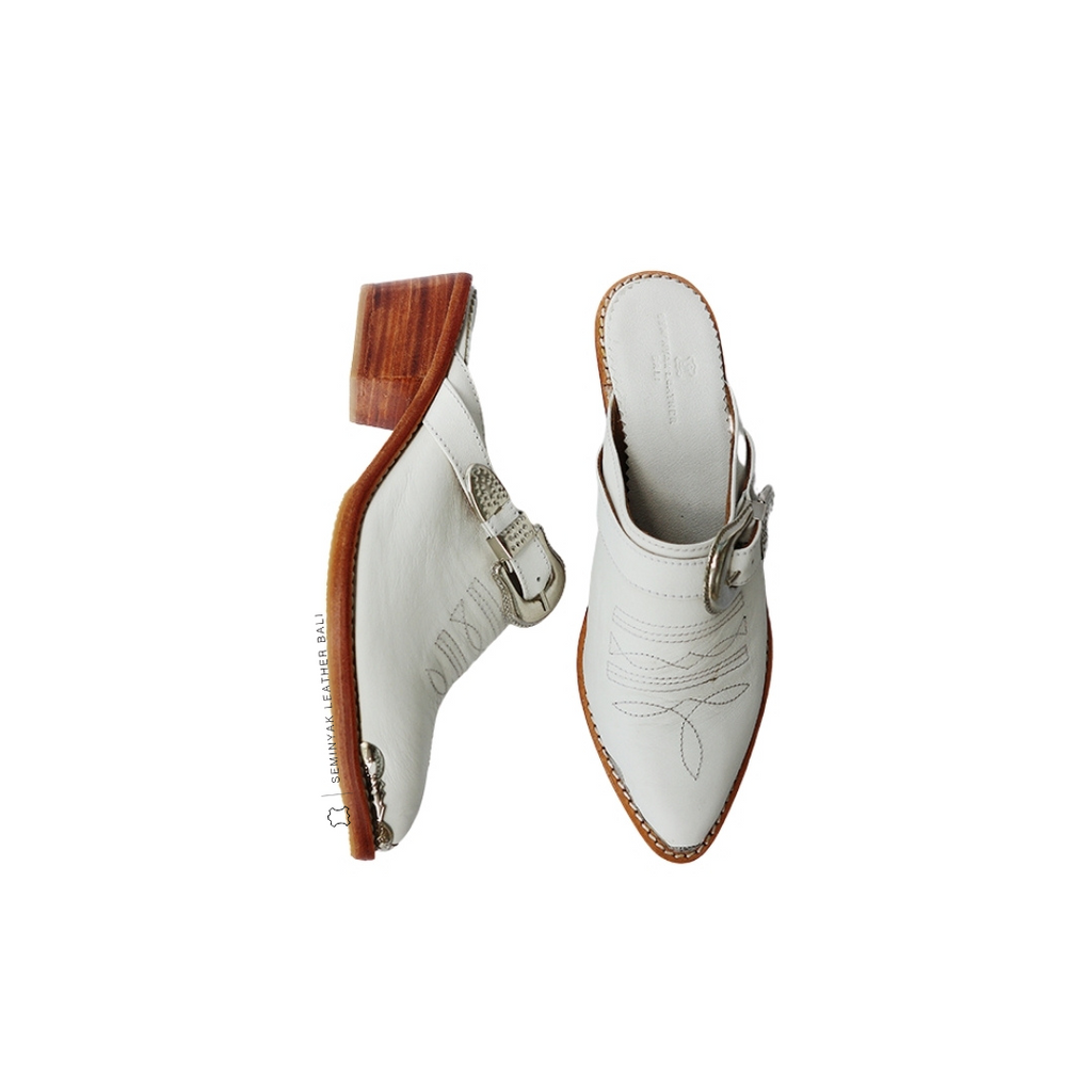 KARMA Cowboy Mule Heels