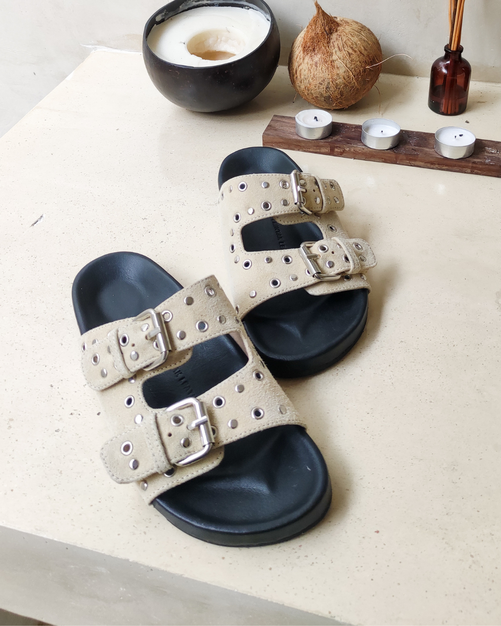 RIVETTE Studded Sandals