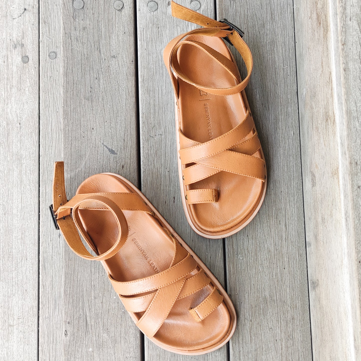 PERSA Sandals - Honey Tan