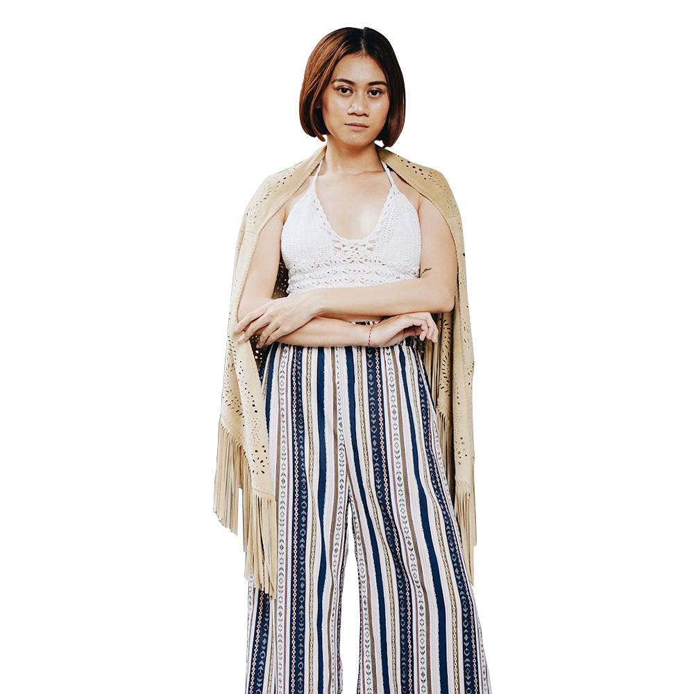 GAYATRI Suede Shawl - Sand