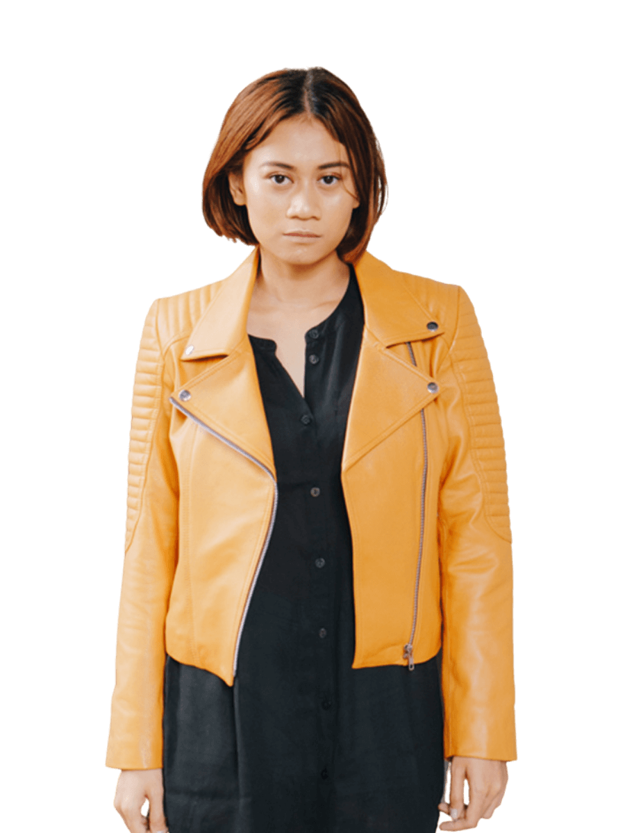 show your style with ivy biker leather jacket
