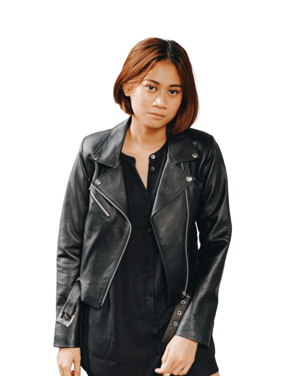 show your style with ivy biker leather jacket