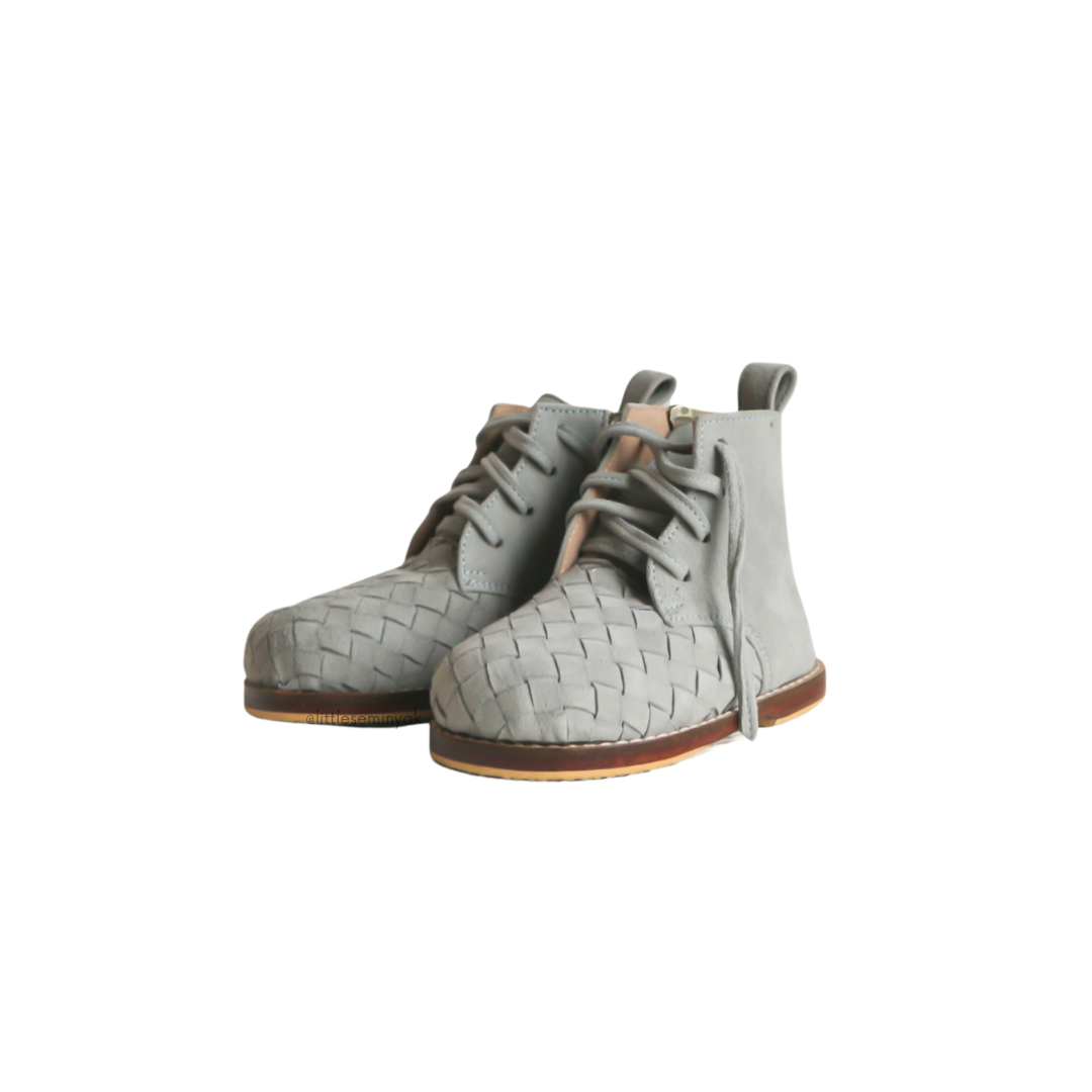 MARU Kids Boots - Icy Blue Suede