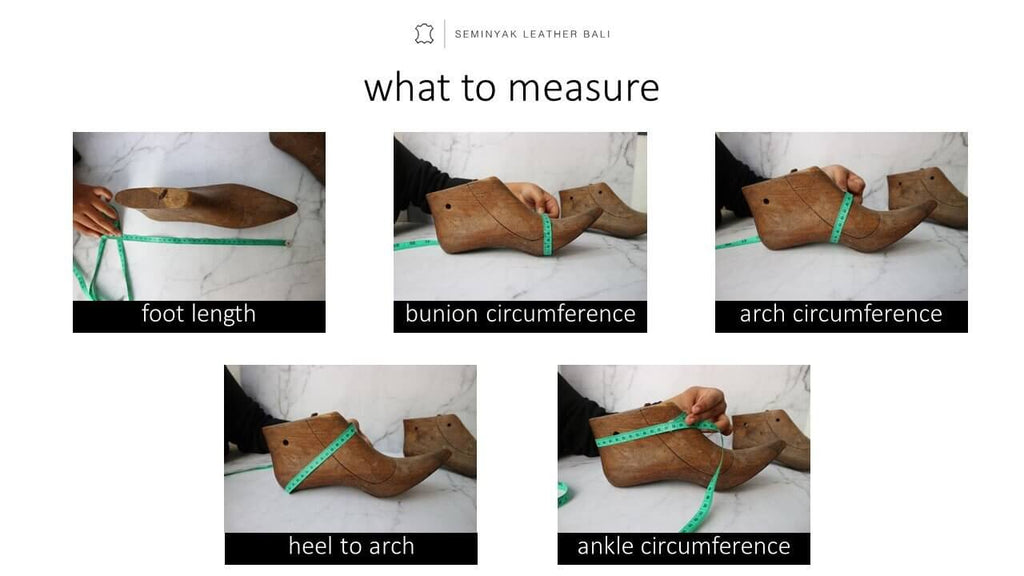 seminyak leather bali what to measure